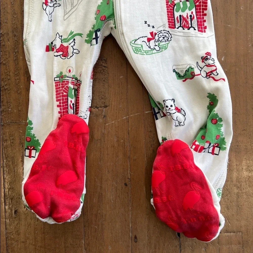The Beaufort bonnet company Knox night night fireside Christmas footed pajamas